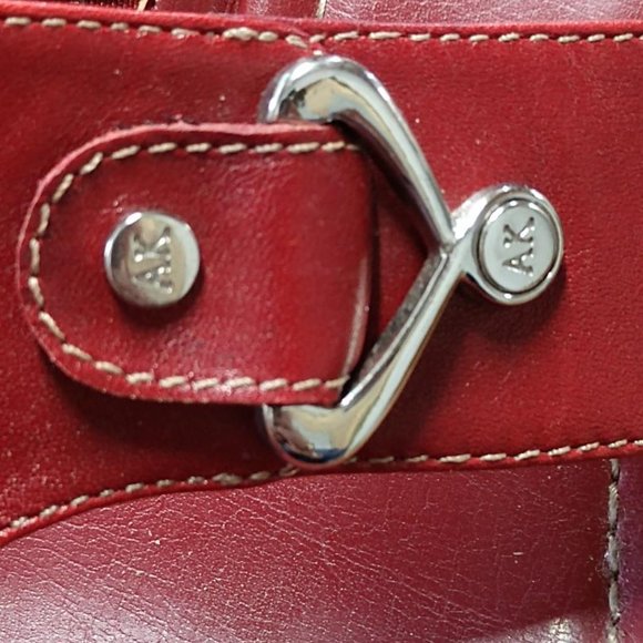 Red AK Ann Klein iflex Sandals- size 7-1/2 M - Picture 5 of 8